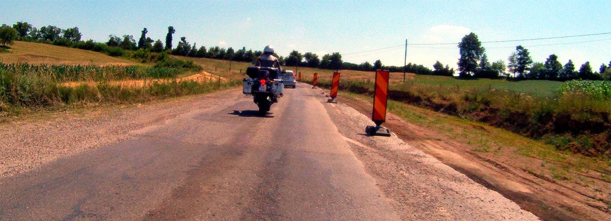 schlechter Straßenzustand