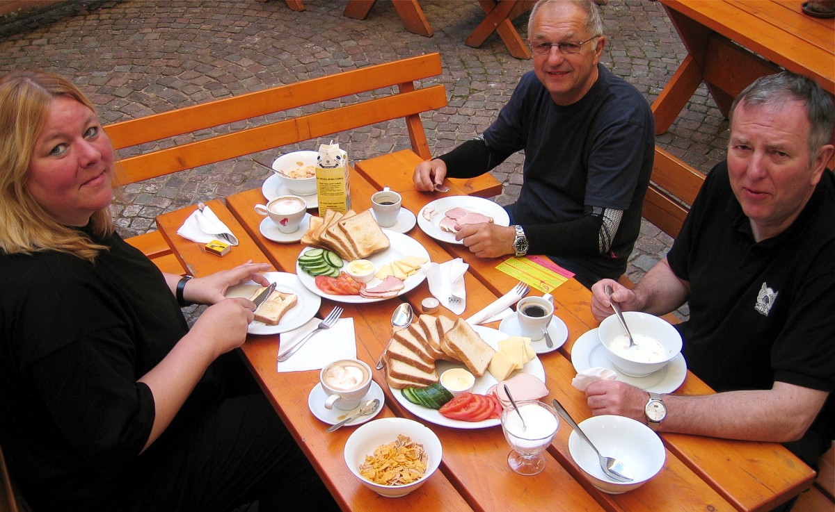 Frühstück in Riga