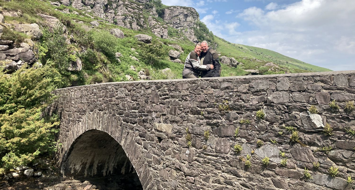 Axel und Bine auf der Wishing Bridge