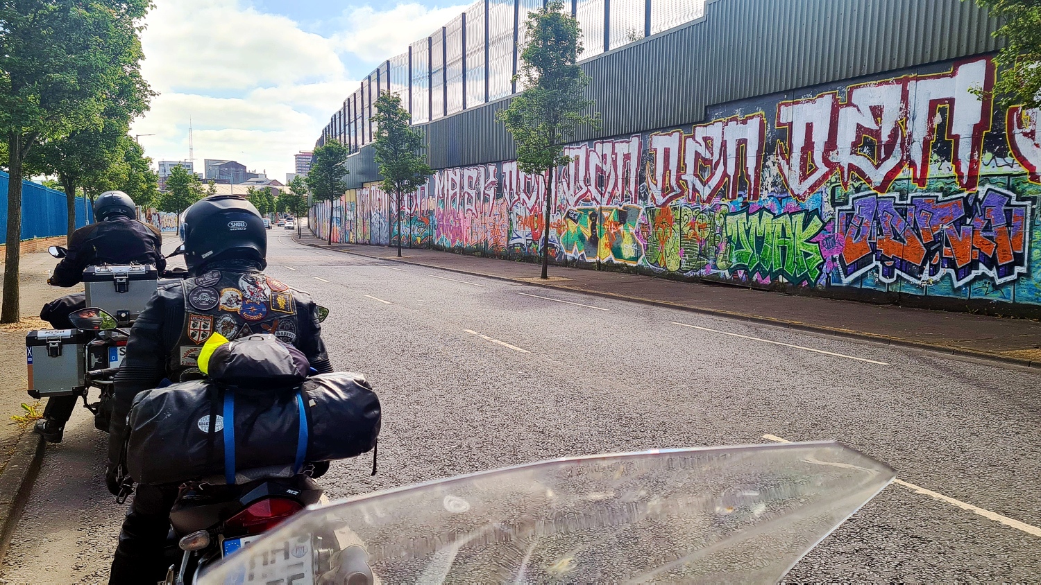 Peace Wall in Belfast