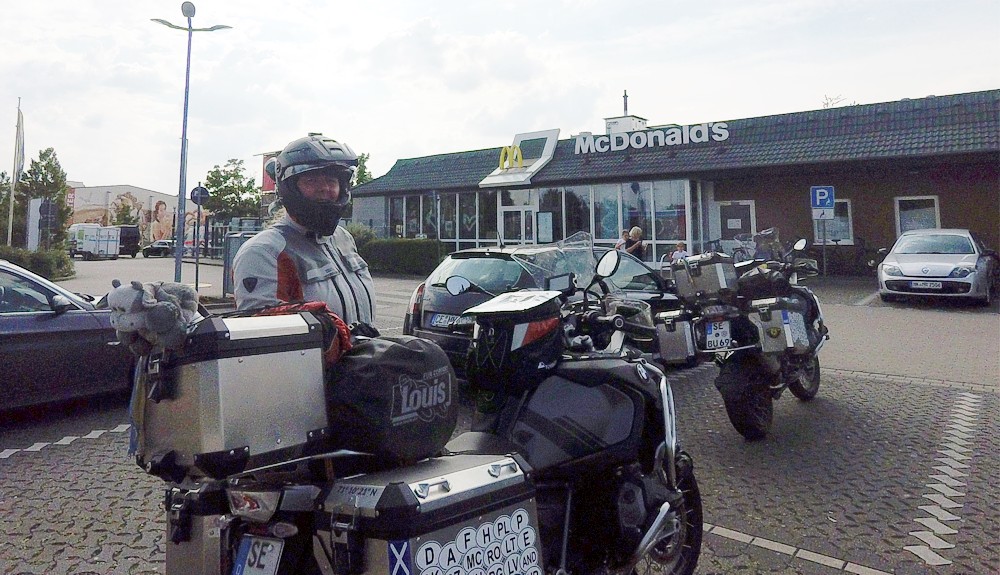 Pause bei MacDonalds