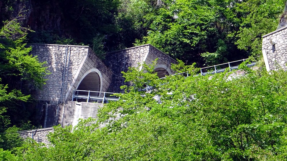 Kehren des Passo San Boldo