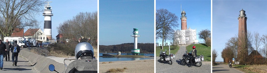Leuchtürme in und um Kiel