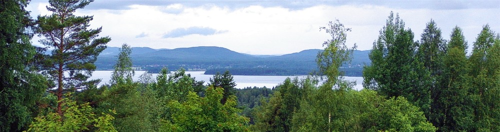 Blick auf den See Orsasjön