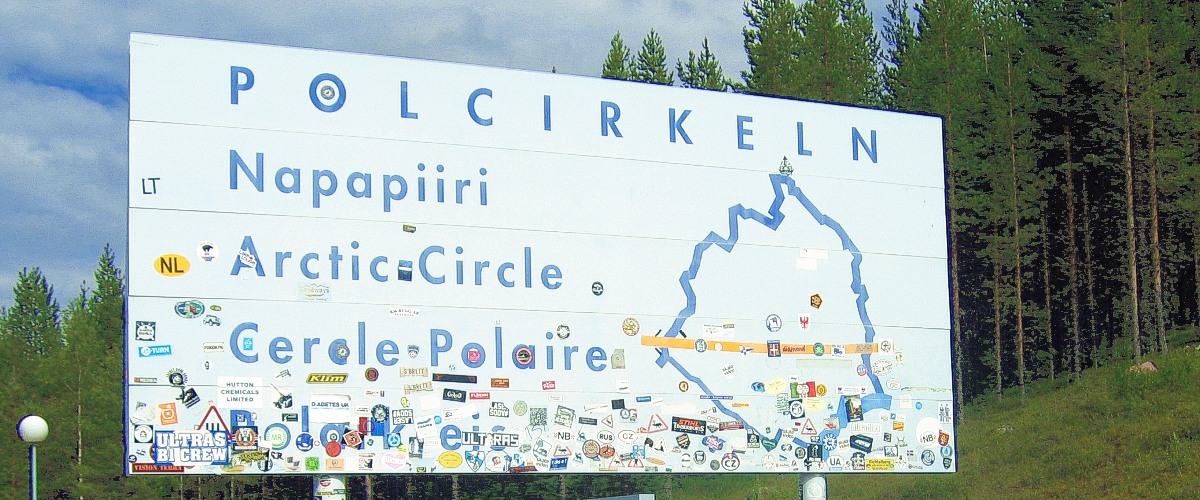 Polarkreis in Jokkmokk