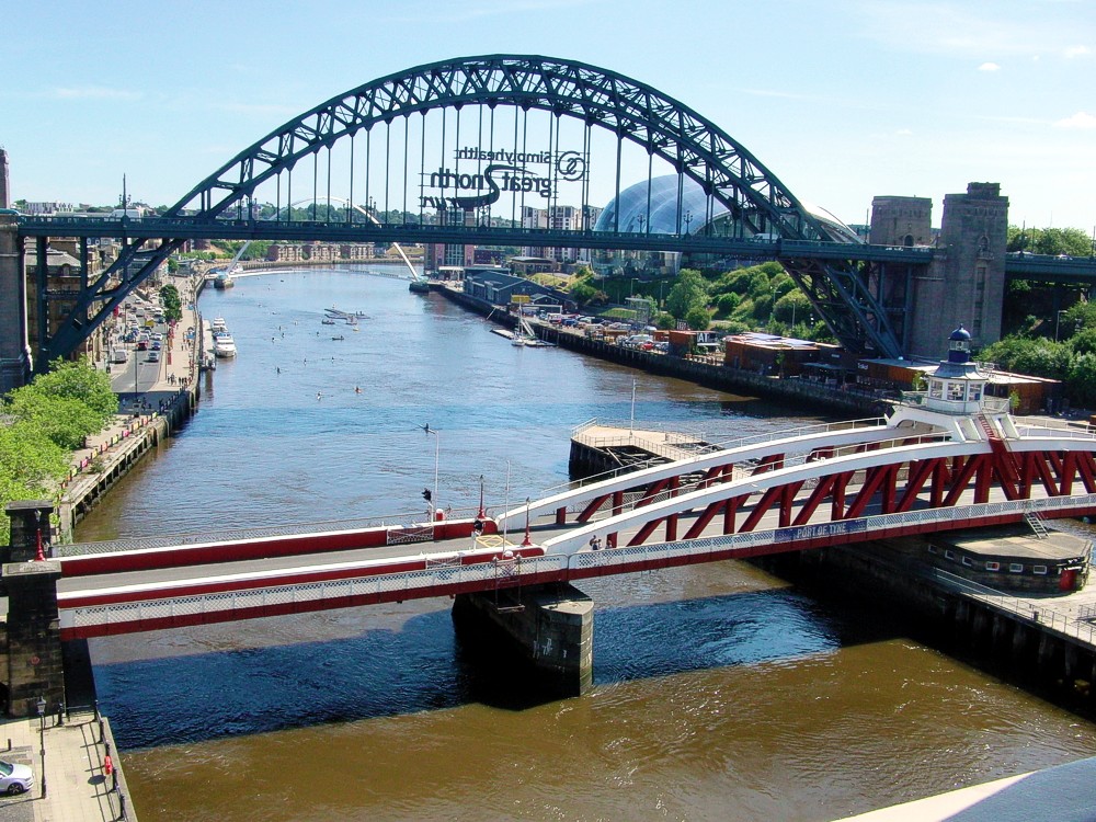 Blick von der High Level Bridge